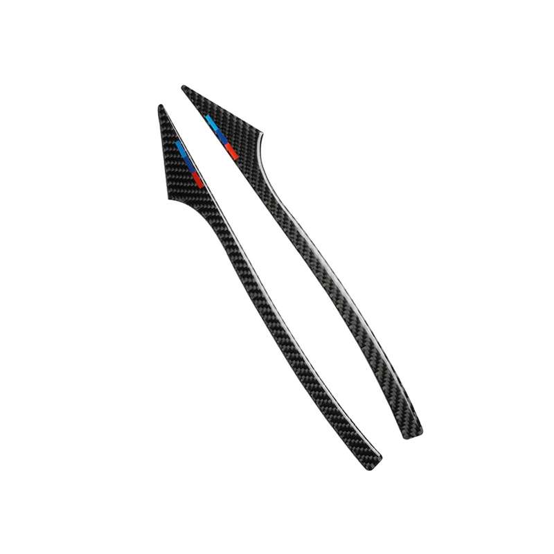 Three Color B Carbon Fiber Car Rearview Mirror Bumper Strip Decorative Sticker for BMW 5 Series E60