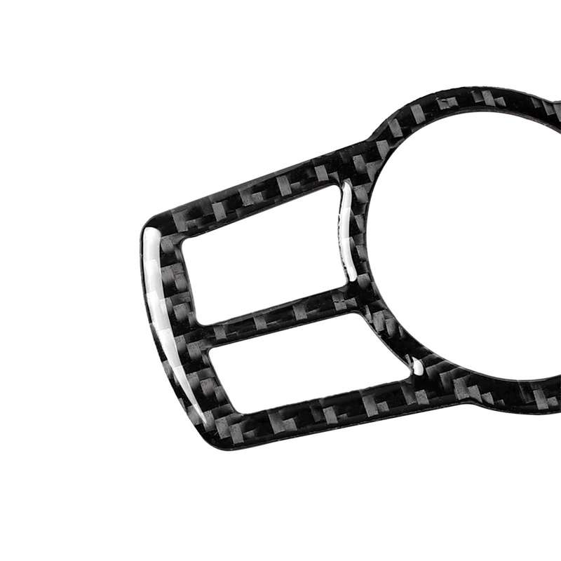Carbon Fiber Car Headlight Switch Decorative Sticker for BMW 5 Series F01 / F10 / F07 / F25 / F26, S