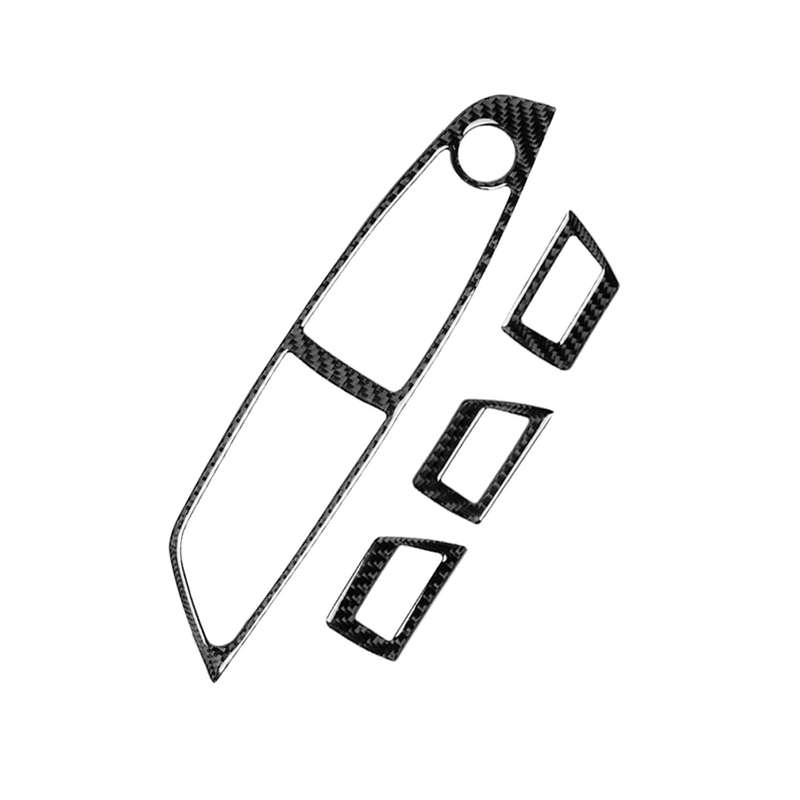 Three Color Carbon Fiber Car Right Driving Lifting Panel Decorative Sticker for BMW 5 Series F10 201