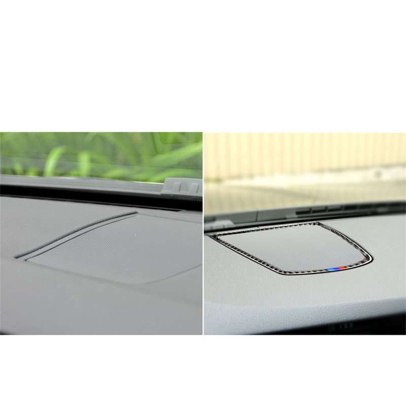 Three Color Carbon Fiber Car Instrument Big Horn Frame Decorative Sticker for BMW 5 Series F10 2011-