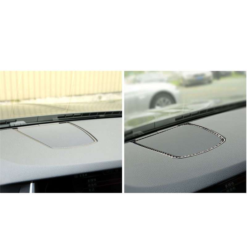 Three Color Carbon Fiber Car Instrument Big Horn Frame Decorative Sticker for BMW 5 Series F10 2011-