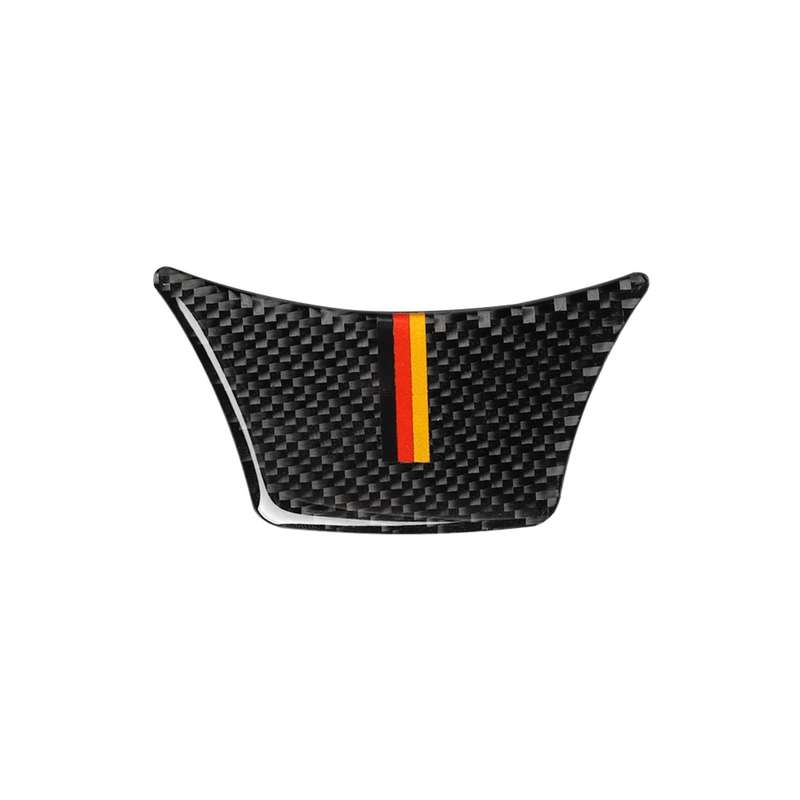 A Edition Three Color Carbon Fiber Car Small Steering Wheel Decorative Sticker for BMW 5 Series F10