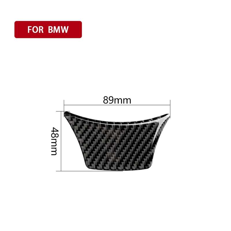 A Edition Three Color Carbon Fiber Car Small Steering Wheel Decorative Sticker for BMW 5 Series F10