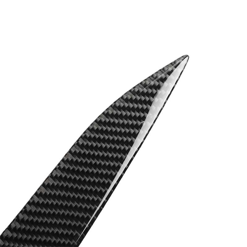 Three Color Carbon Fiber Car Lamp Eyebrow Decorative Sticker for BMW 5 Series F10 2010-2013