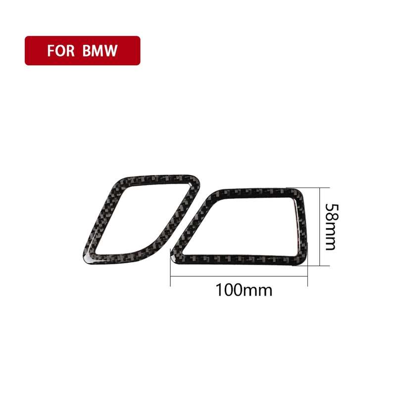 Carbon Fiber Car Instrument Air Outlet Decorative Sticker for BMW 5 Series F10 2011-2017,Sutible for