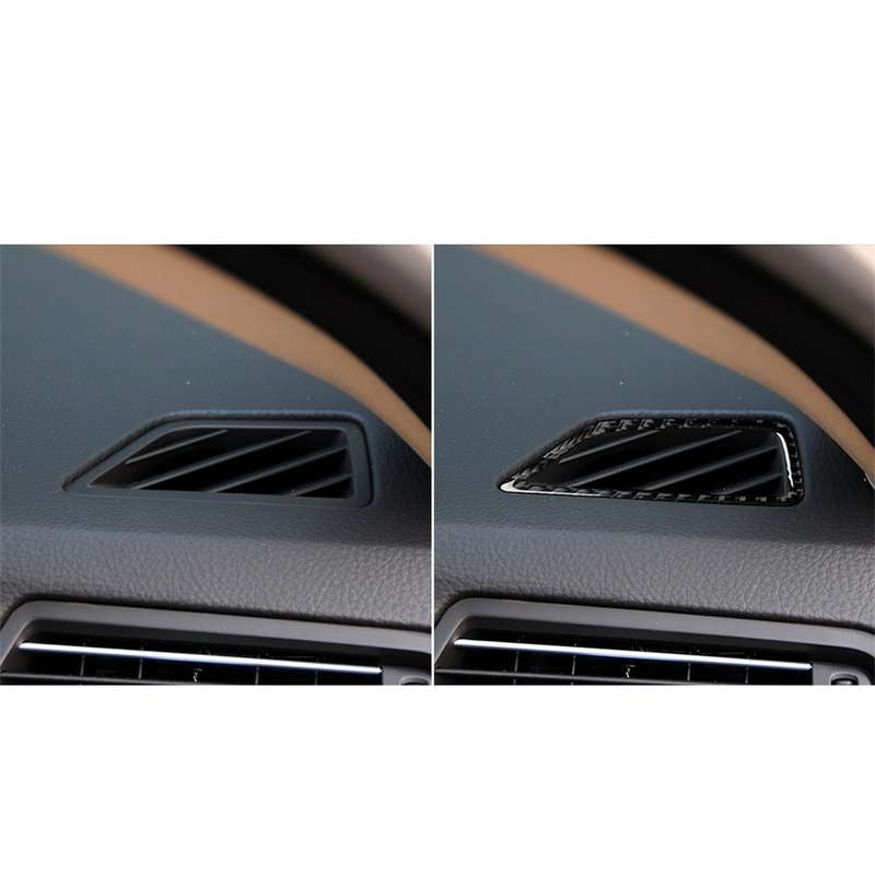 Three Color Carbon Fiber Car Instrument Air Outlet Decorative Sticker for BMW 5 Series F07 5GT 535i