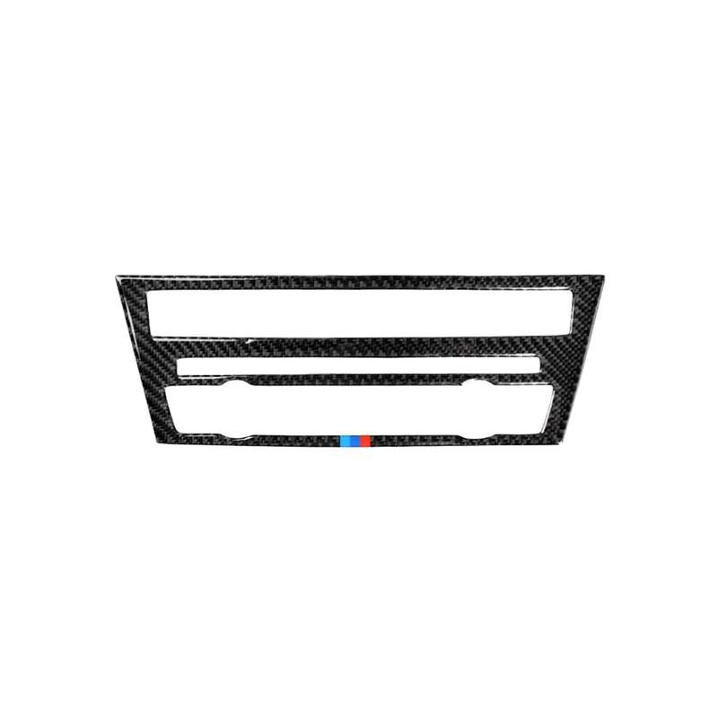 Three Color Carbon Fiber Car CD Panel Center Console Air Conditioning Panel Decorative Sticker for B
