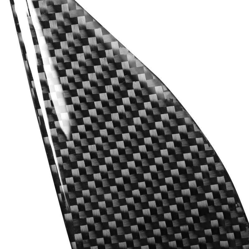 2 PCS Car Carbon Fiber Rear Seat Side Decorative Sticker for Mazda RX8 2004-2008, Left and Right Dri