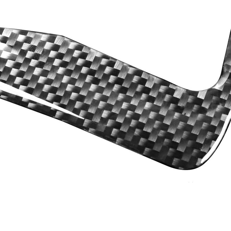2 PCS Car Carbon Fiber Rear Door Handle Decorative Sticker for Mazda RX8 2004-2008, Left and Right D
