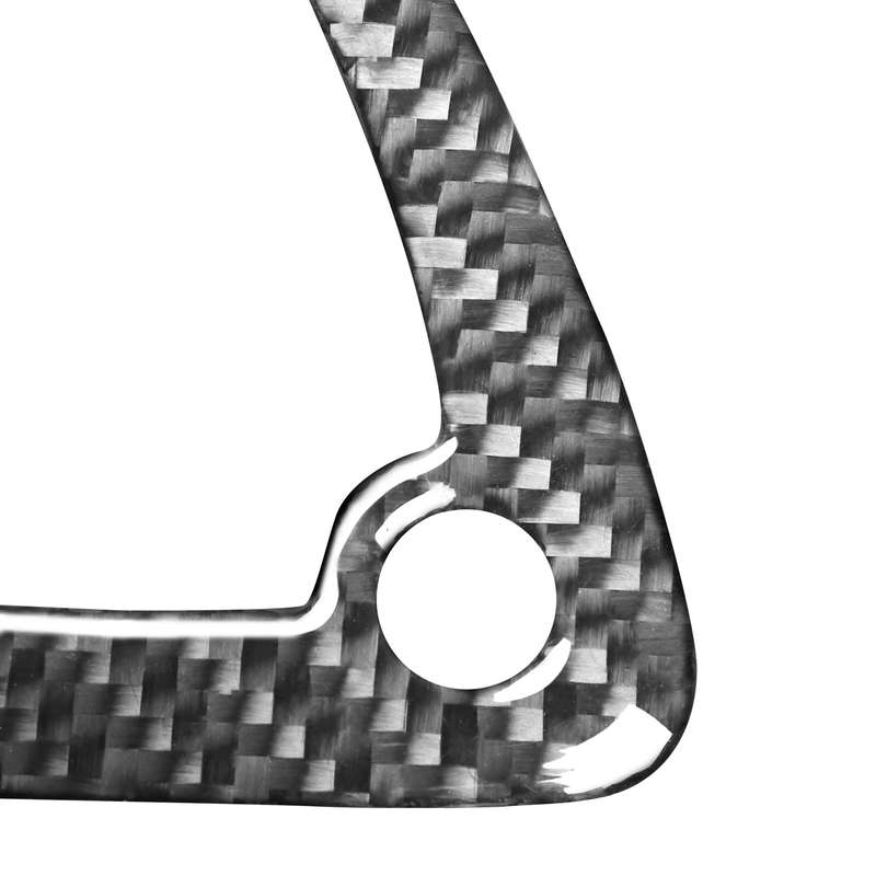Car Carbon Fiber Seat Headrest Decorative Sticker for Mazda RX8 2004-2008, Left and Right Drive Univ