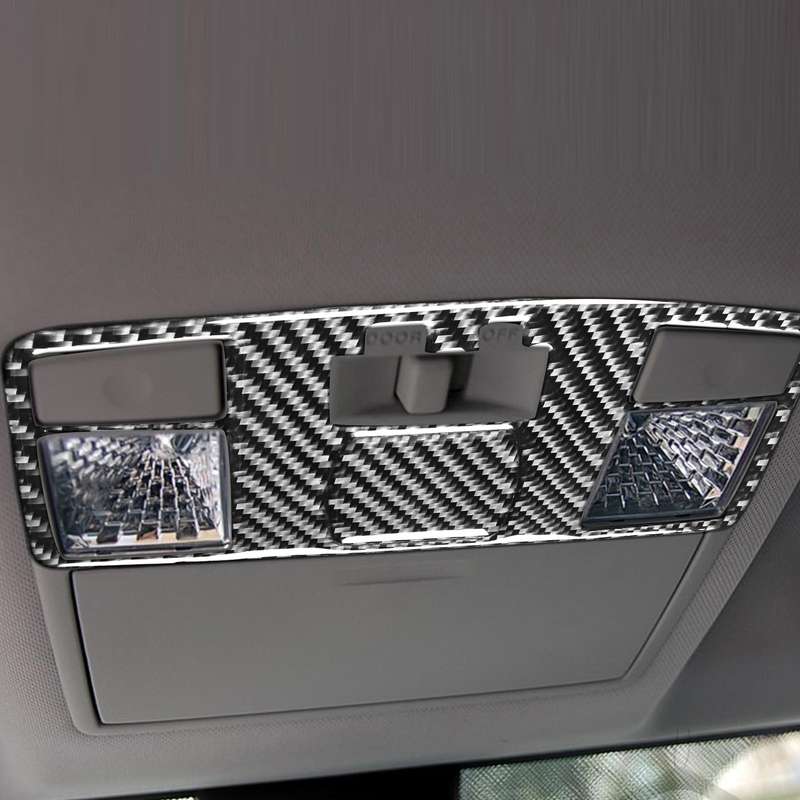 2 in 1 Car Carbon Fiber Rear Reading Light A Style Decorative Sticker for Mazda RX8 2004-2008, Left