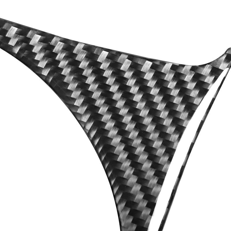 Car Carbon Fiber Gear Position Console Upper Decorative Sticker for Mazda RX8 2004-2008, Left and Ri