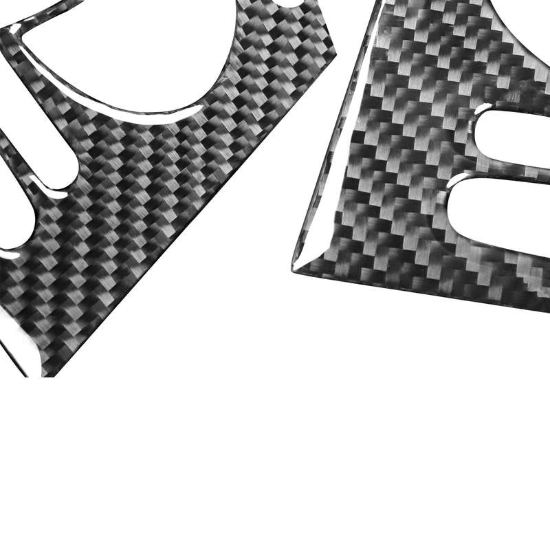 3 in 1 Car Carbon Fiber Dashboard Multimedia Panel Decorative Sticker for Mazda RX8 2004-2008, Left