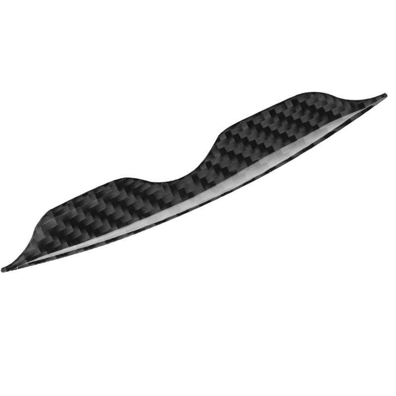 Car Carbon Fiber Air Conditioning Adjustment Decorative Strip for Nissan 370Z Z34 2009-, Left and Ri