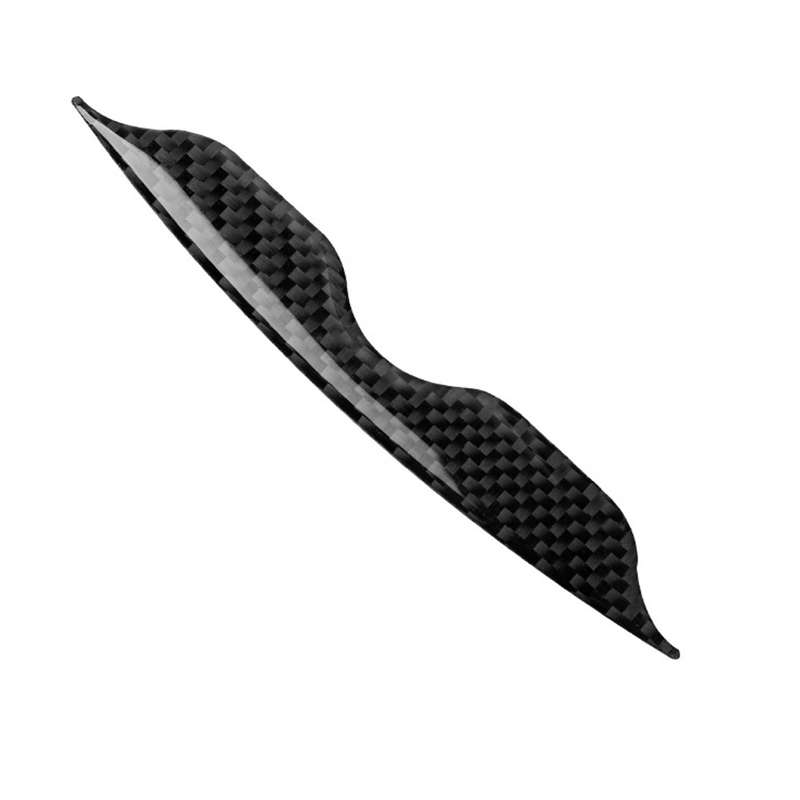 Car Carbon Fiber Air Conditioning Adjustment Decorative Strip for Nissan 370Z Z34 2009-, Left and Ri