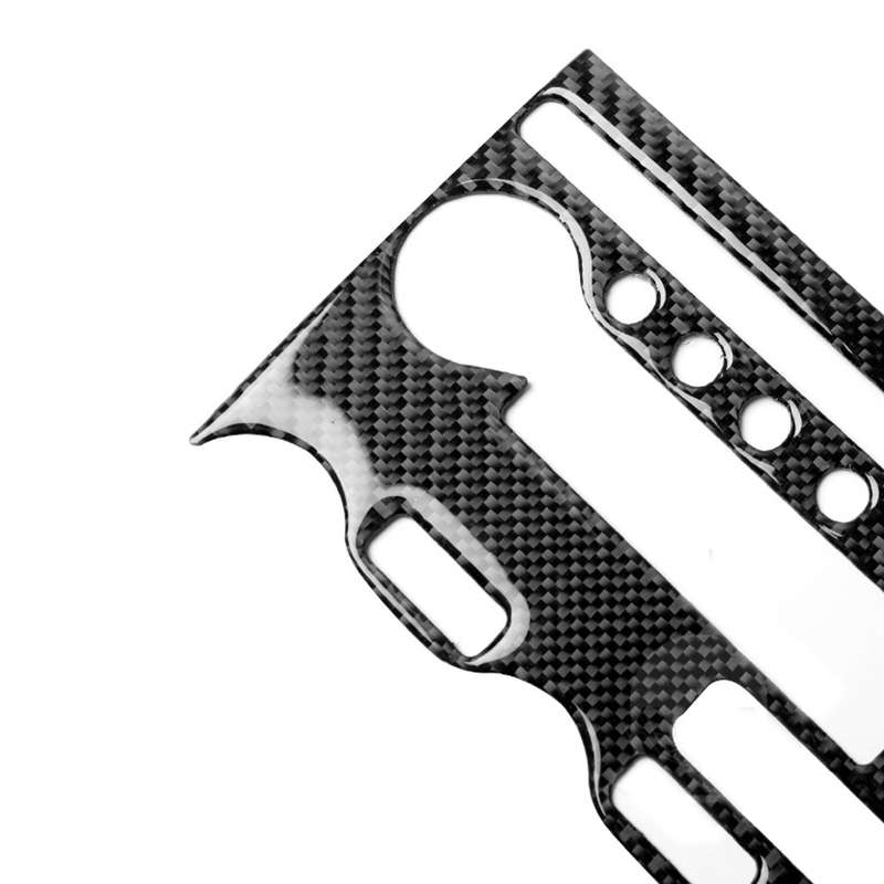 2 in 1 Car Carbon Fiber Air Conditioning Adjustment Panel Decorative Sticker for Nissan 370Z Z34 200