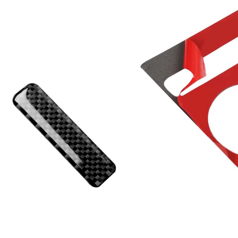 2 in 1 Car Carbon Fiber Air Conditioning Adjustment Panel Decorative Sticker for Nissan 370Z Z34 200