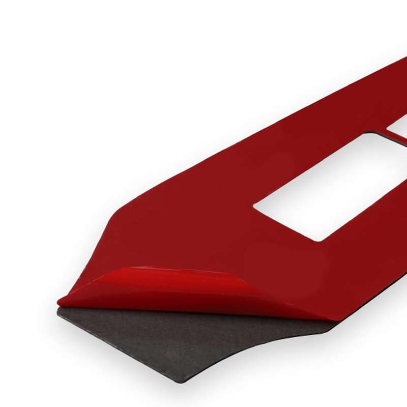 2 PCS Car Carbon Fiber Window Lift Panel Decorative Sticker for Nissan 370Z Z34 2009-, Left Drive Lo