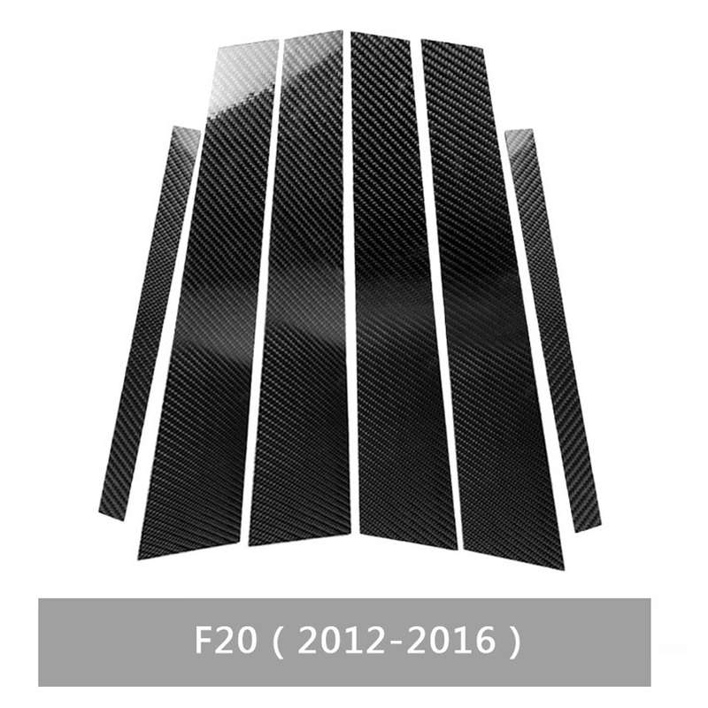 Car Carbon Fiber B Pillar Decorative Sticker for BMW F20 2012-2016, Left and Right Drive Universal