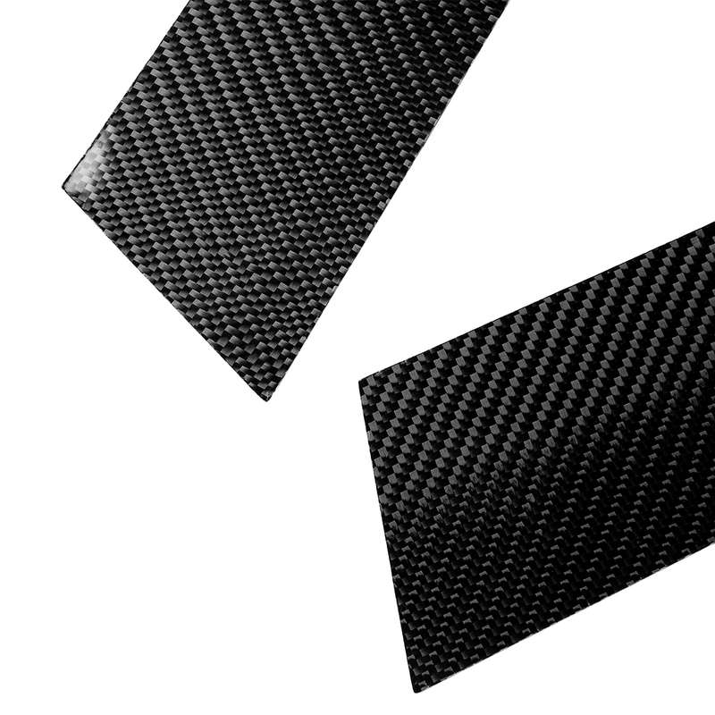 Car Carbon Fiber B-Pillar Decorative Sticker for Honda Fit 2014-2018, Left and Right Drive Universal
