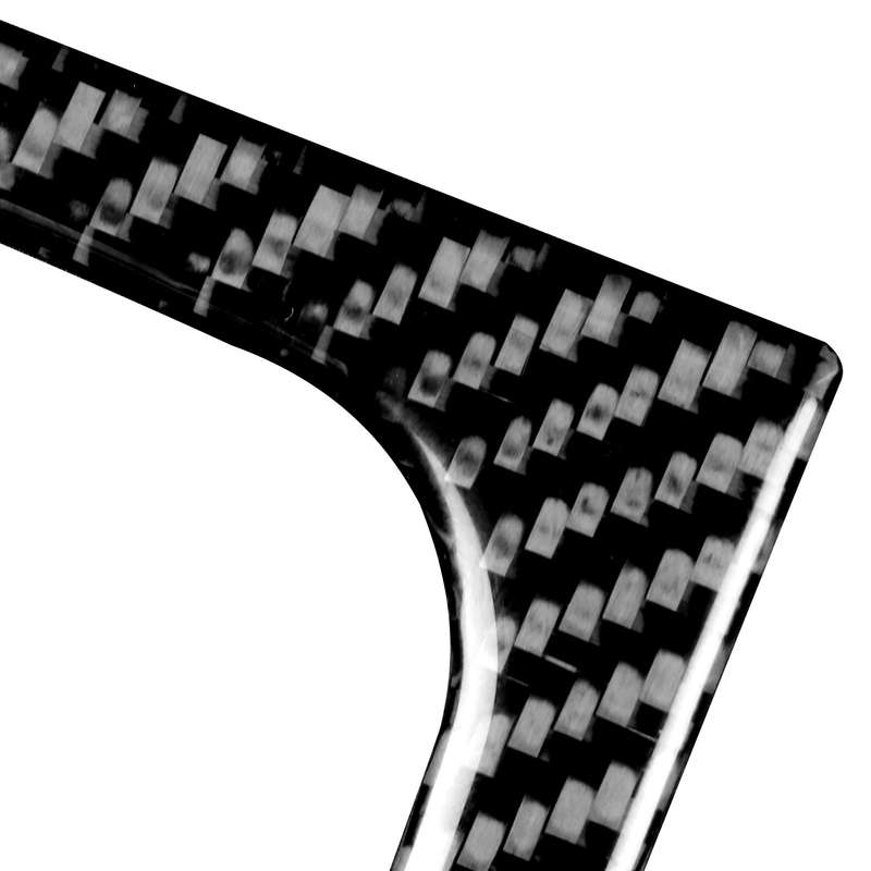 2 in 1 Car Carbon Fiber Water Cup Holder Panel Decorative Sticker for Honda Civic 8th Generation 200