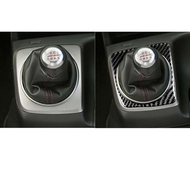 Car Carbon Fiber Manual Gear Decorative Sticker for Honda Civic 8th Generation 2006-2011, Right Driv