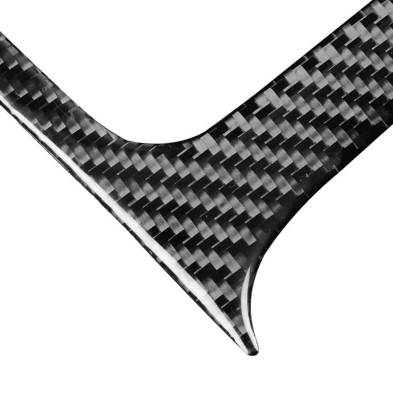 2 in 1 Car Carbon Fiber Storage Box Decorative Sticker for Honda Civic 8th Generation 2006-2011, Lef
