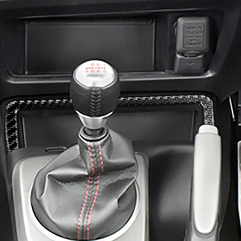 Car Carbon Fiber Small Storage Box Decorative Sticker for Honda Civic 8th Generation 2006-2011, Righ