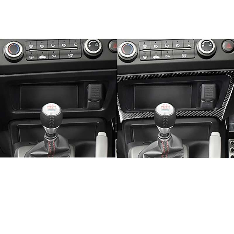Car Carbon Fiber Big Storage Box Decorative Sticker for Honda Civic 8th Generation 2006-2011, Right