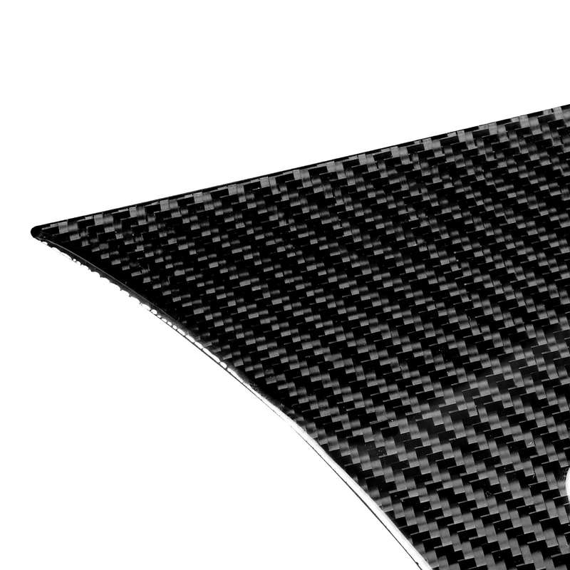 3 in 1 Car Carbon Fiber Driver Seat Left Side Panel Decorative Sticker for Honda Civic 8th Generatio