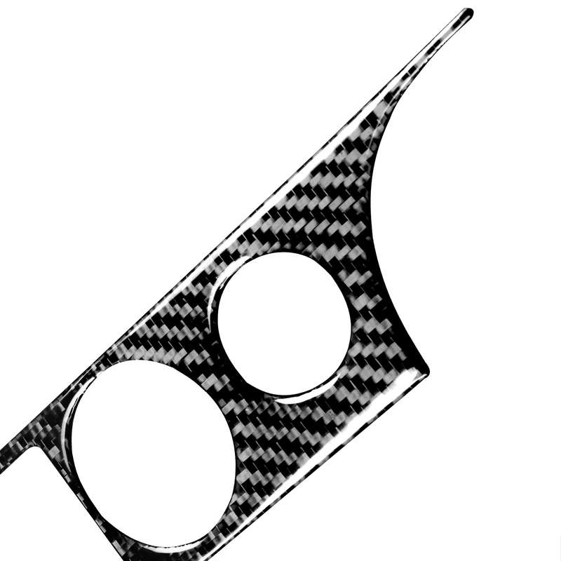 4 in 1 Car Carbon Fiber Air Conditioning Button + Headlight Switch Panel Decorative Sticker for Hond