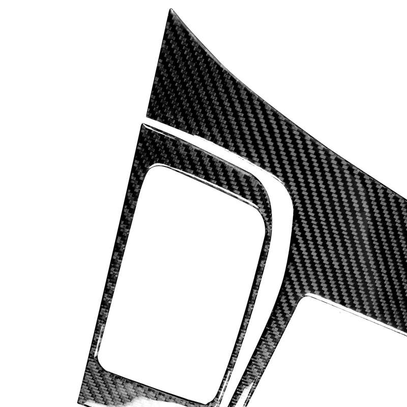 Car Carbon Fiber Navigation Panel Decorative Sticker for Honda Civic 8th Generation 2006-2011, Left