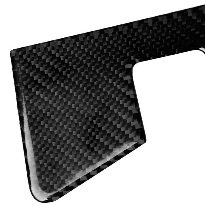 2 in 1 Car Carbon Fiber Armrest Box Decorative Sticker for Alfa Romeo Giulia 2017-2019, Right Drive