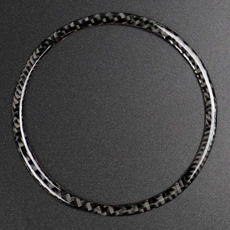 Car Carbon Fiber Steering Wheel Circle Decorative Sticker for Mazda 3 Axela / ATENZA / CX-4 / CX-5 2