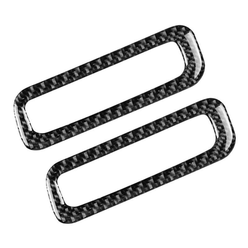 Car Carbon Fiber A-pillar Air Outlet Decorative Sticker for Mazda CX-5 2017-2018, Left and Right Dri