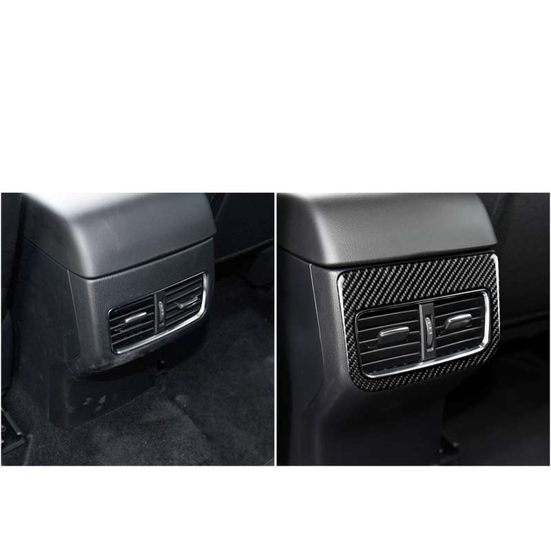 Car Carbon Fiber Rear Air Outlet Decorative Sticker for Mazda CX-5 2017-2018, Left and Right Drive U