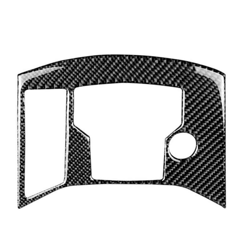 Car Carbon Fiber Electronic Handbrake Panel Decorative Sticker for Mazda CX-5 2017-2018, Right Drive