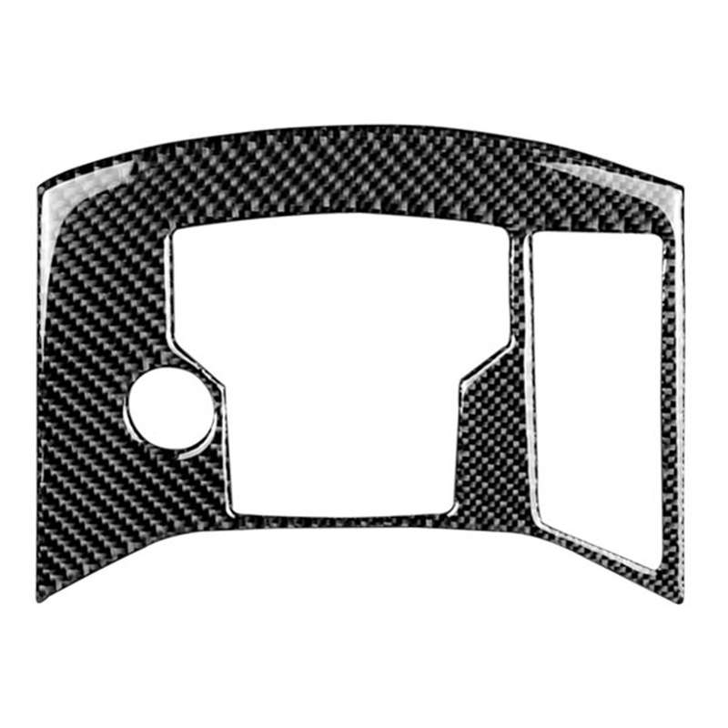 Car Carbon Fiber Electronic Handbrake Panel Decorative Sticker for Mazda CX-5 2017-2018, Left Drive