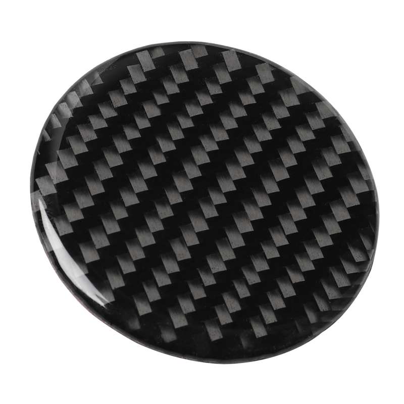Car Carbon Fiber Multimedia Knob Decorative Sticker for BMW 3 Series G20/G28/325Li/330d/335 2019-202
