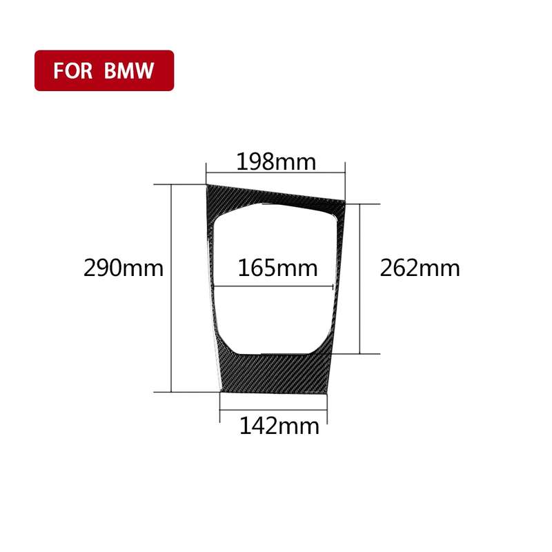 Car Carbon Fiber Gear Position Decorative Sticker for BMW 3 Series G20/G28/325Li/330d/335 2019-2020,