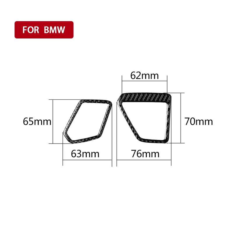 Car Carbon Fiber Instrument Air Outlet Decorative Sticker for BMW 3 Series G20/G28/325Li/330d/335 20