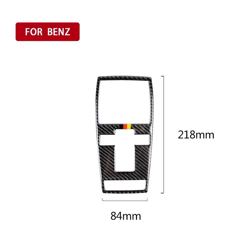Car Carbon Fiber German Color Reading Light Decorative Sticker for Mercedes-Benz C Clase W204 2007-2