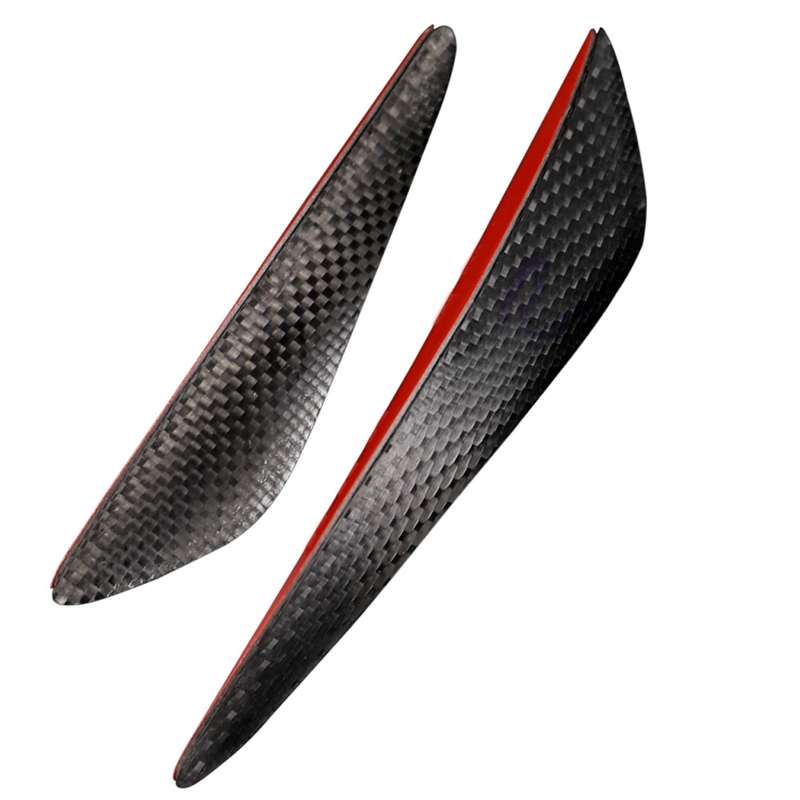 Universal Car Carbon Fiber Wind Knife Decorative Sticker, Left and Right Drive Universal