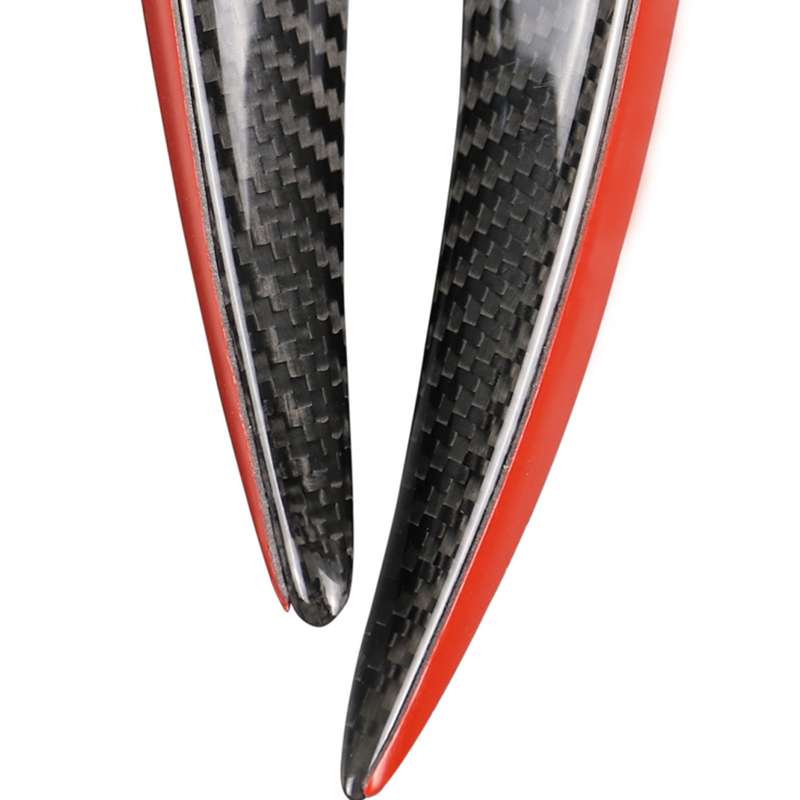 Universal Car Carbon Fiber Wind Knife Decorative Sticker, Left and Right Drive Universal
