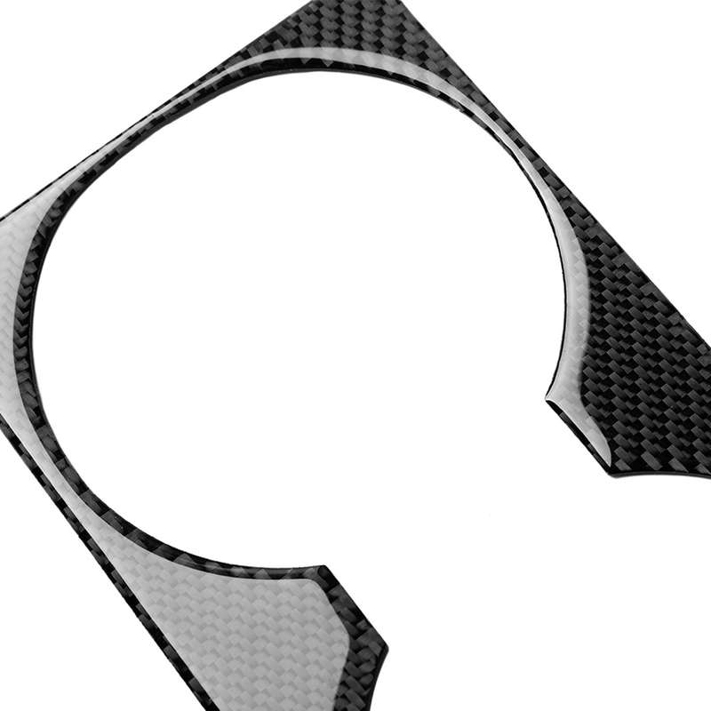 Car Carbon Fiber Solid Color Water Cup Holder Panel B Decorative Sticker for Mercedes-Benz GLE 2015-