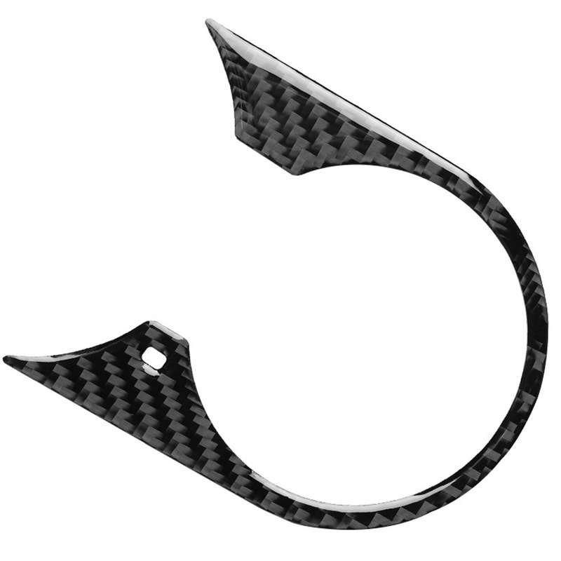 Car Carbon Fiber Solid Color Water Cup Holder Panel A Decorative Sticker for Mercedes-Benz GLE 2015-