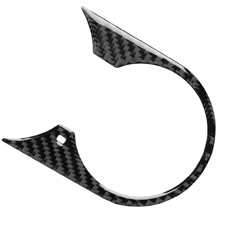 Car Carbon Fiber German Color Water Cup Holder Panel A Decorative Sticker for Mercedes-Benz GLE 2015