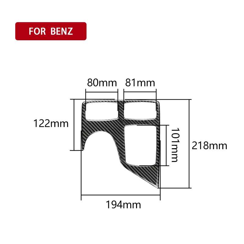 Car Carbon Fiber Solid Color Central Control Armrest Box Multimedia Panel A Decorative Sticker for M