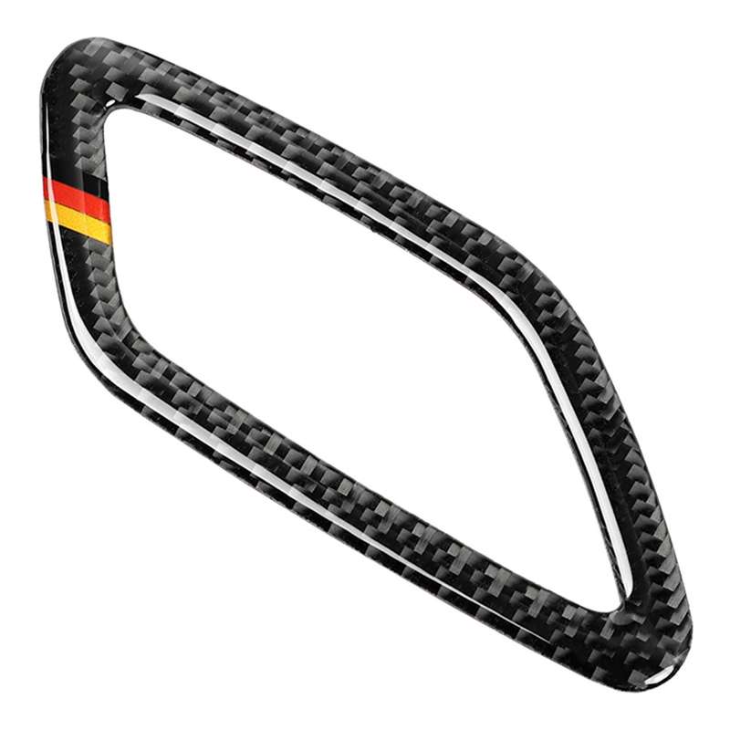 Car Carbon Fiber German Color Dashboard Air Outlet Decorative Sticker for Mercedes-Benz A Class 2013