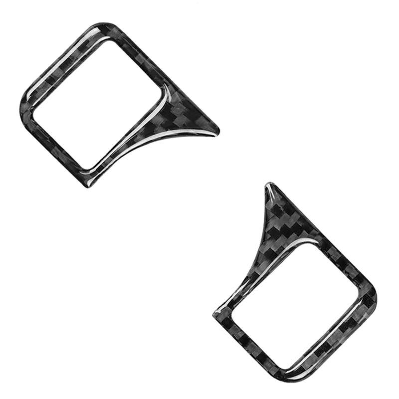 Car Carbon Fiber Solid Color Headlight Switch D Decorative Sticker for Mercedes-Benz A 2013-2018/B C